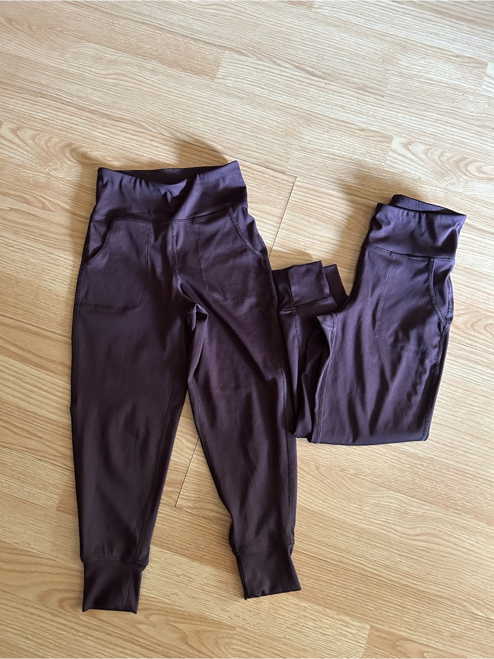 Old Navy Brown High Rise Active Joggers Youth Small